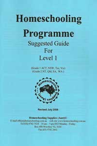 Suggested Homeschooling Guide for Level 1