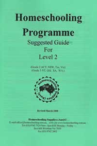 Suggested Homeschooling Guide for Level 2