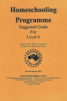 Suggested Homeschooling Guide for Level 4