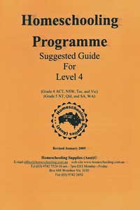 Suggested Homeschooling Guide for Level 4