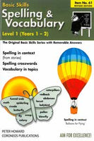 Spelling & Vocabulary 1 - Years 1-2
