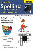 Spelling & Vocabulary 2 - Years 3-4