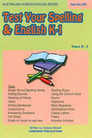 Test Your Spelling and English  K-1