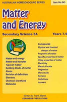 Science for Secondary Students 8A - Energy & Matter