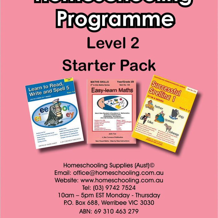 Homeschooling grade 2 starter pack