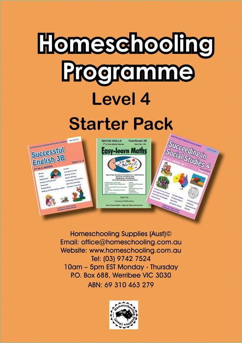 Homeschooling grade 4 starter pack