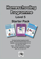Homeschooling grade 5 starter pack